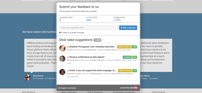 Mopinion: Top 23 Online Community and Social Business Software - UserEcho