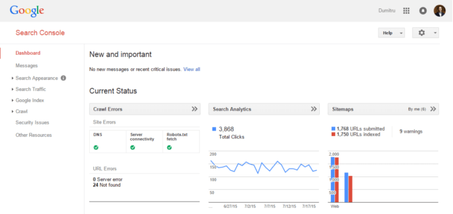 Mopinion: Top 29 Search Engine Optimisation (SEO) Tools - Google Search Console