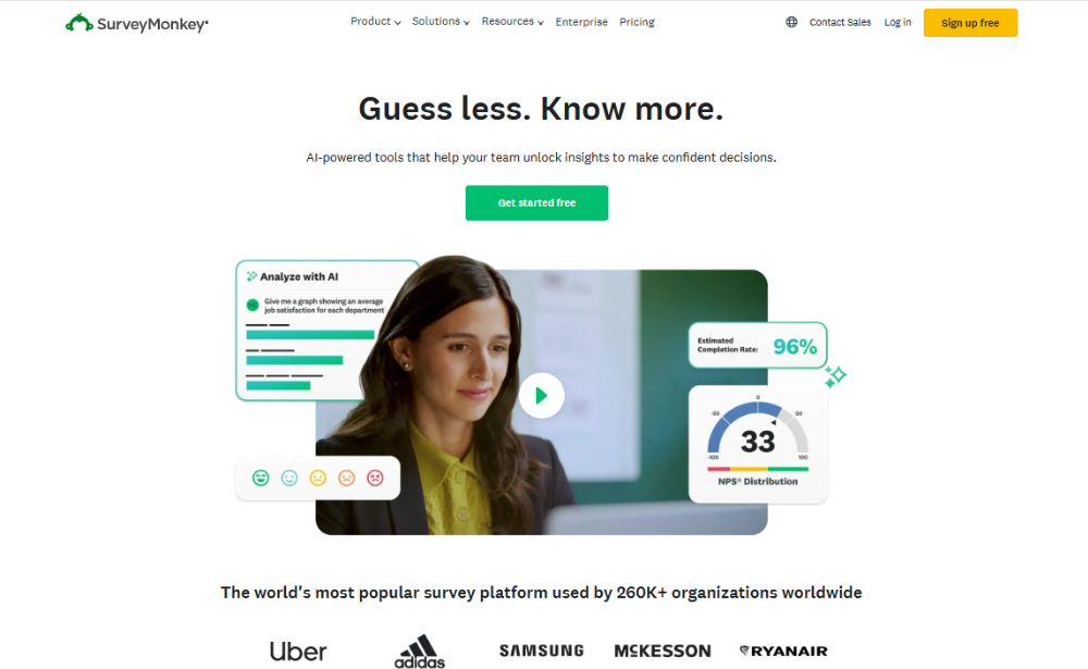Mopinion: Top 10 Survicate Alternatives and Competitors  - Survey Monkey