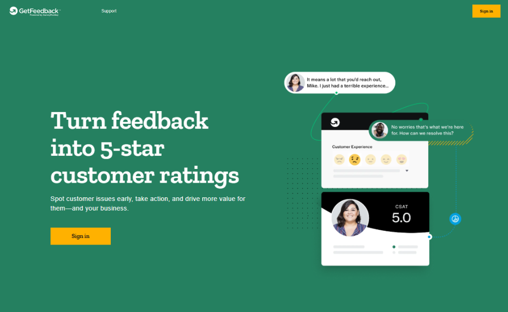 Mopinion: Top 10 Survicate Alternatives and Competitors  - GetFeedback