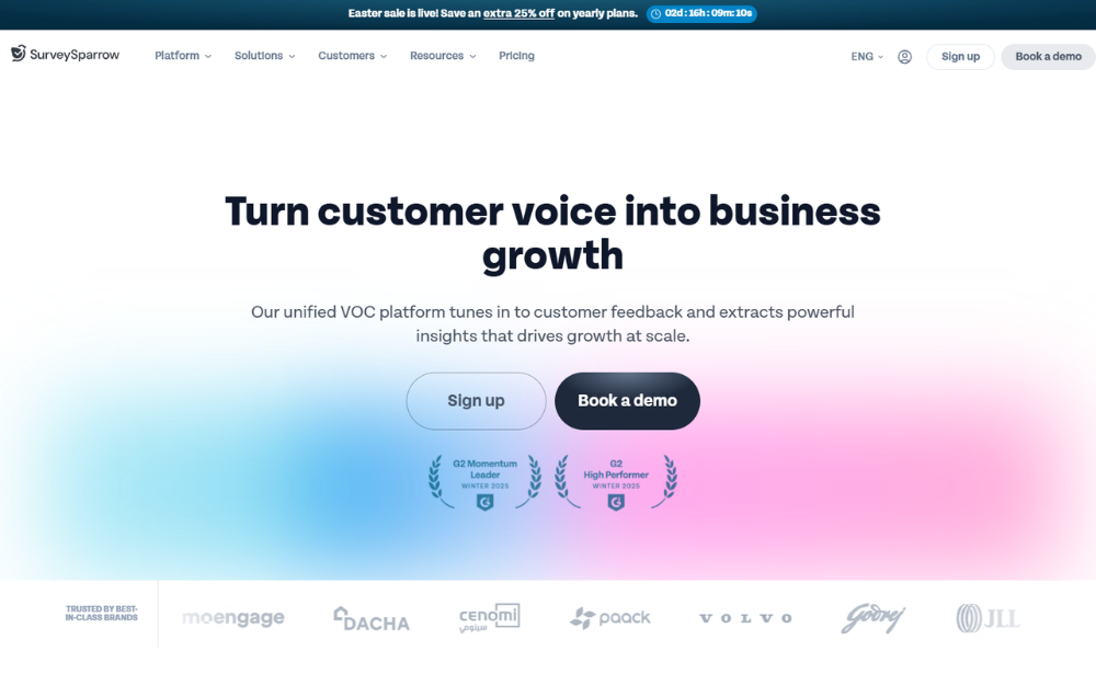 Mopinion: Top 10 Survicate Alternatives and Competitors  - SurveySparrow