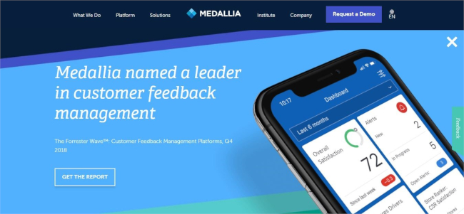 Mopinion:Top 10 Competitors and Alternatives to Usabilla - Medallia