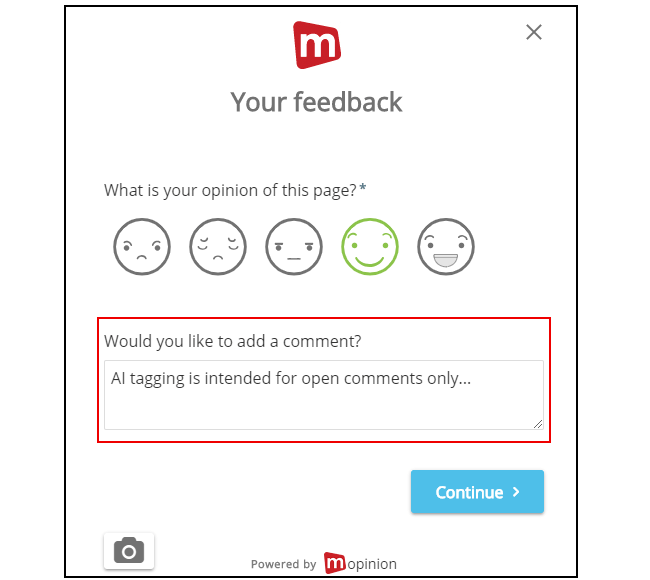 Mopinion: Best Practices for using Mopinion’s Machine Learning Technology - Open Comments in Form