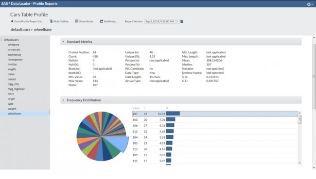 SAS data management platform