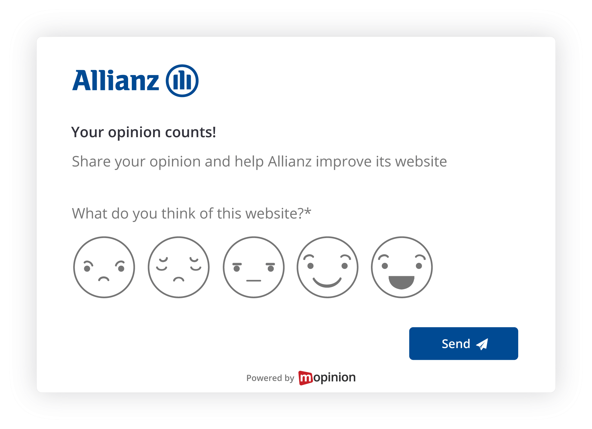 Hoe Allianz Mopinion klantfeedback benut voor conversie optimalisatie - passieve feedback