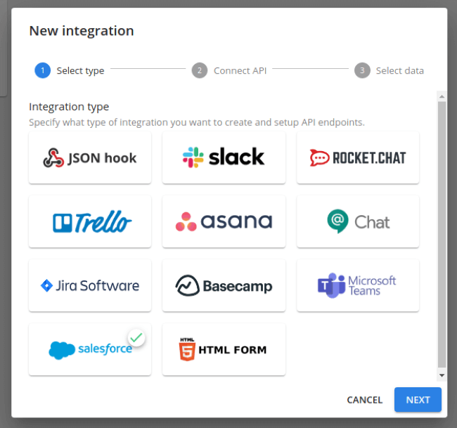 July Product Update: brand new survey flow, single sign-on, Salesforce integration and more - Salesforce Webhook