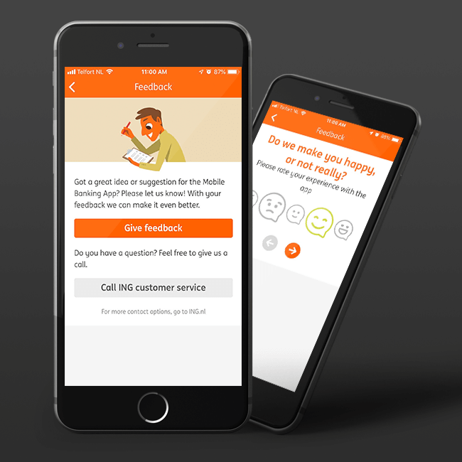 ING mobile feedback