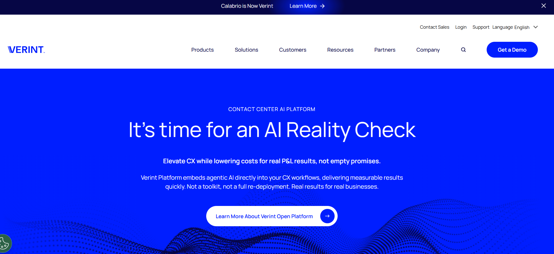 Verint website