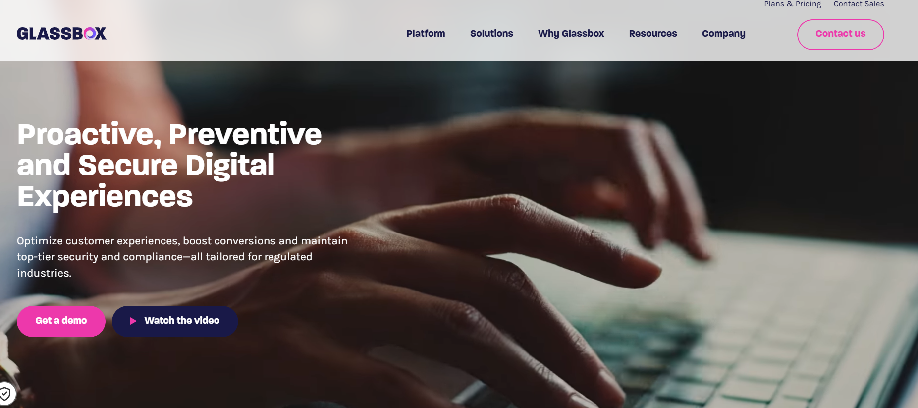 Glassbox website