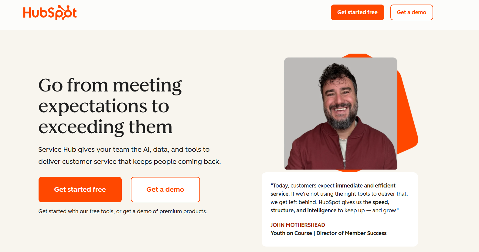 Hubspot website