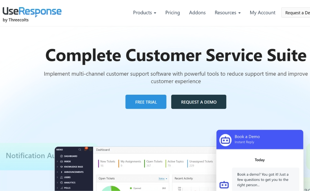 useresponse - website feedback tool example