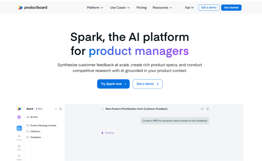 product feedback tools - productboard