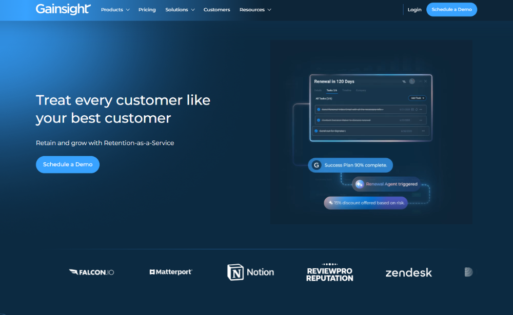 Gainsight Customer Succes Platform
