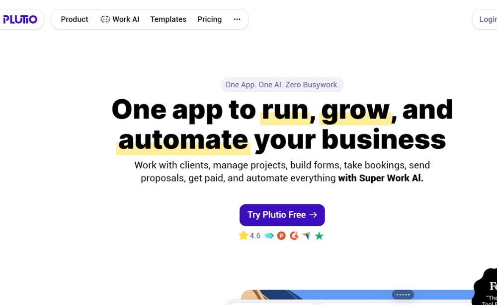 Plutio - Top 20 Best Project Management Software in 2026