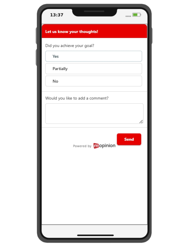 GCR - Mobile app example