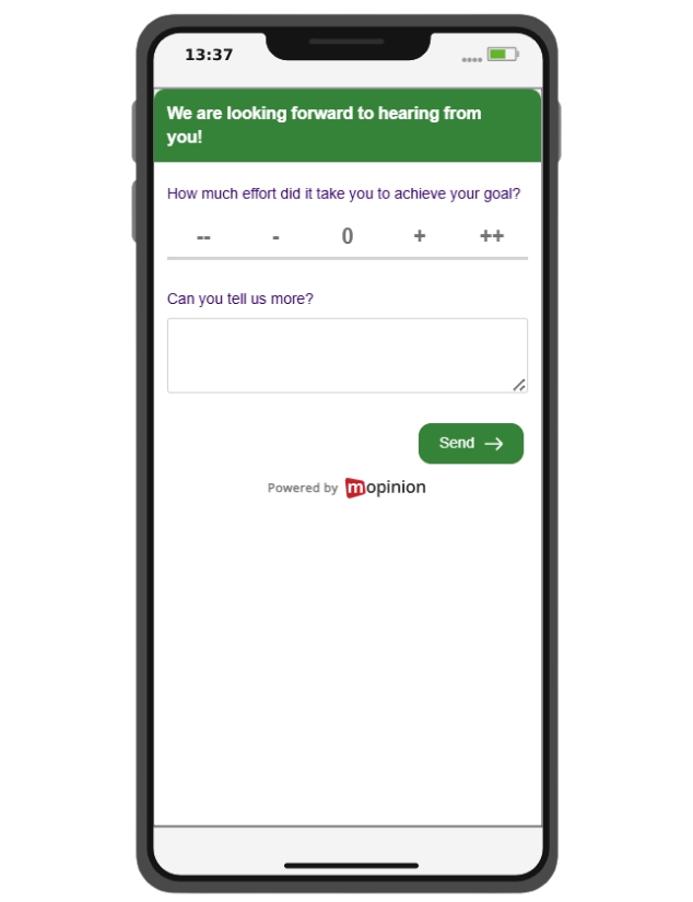 CES - Mobile app example
