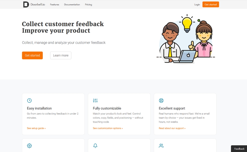 Doorbell - mobile app example