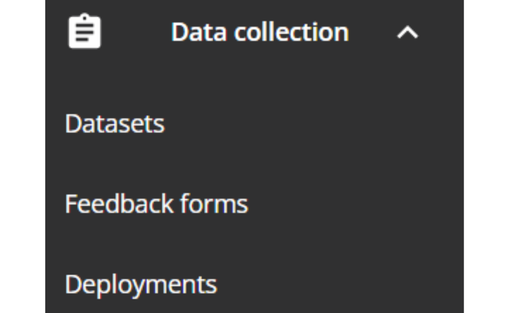 deployment section - trial account