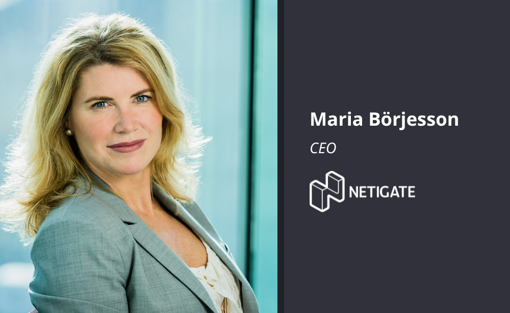 Maria Börjesson - CEO of Netigate