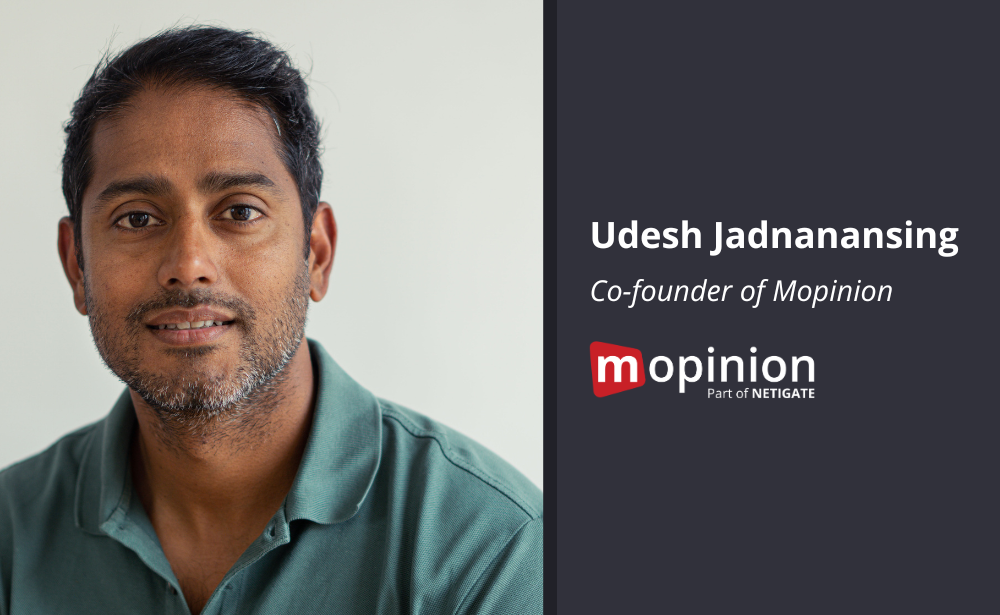 Udesh Jadnanansing - co-founder of Mopinion