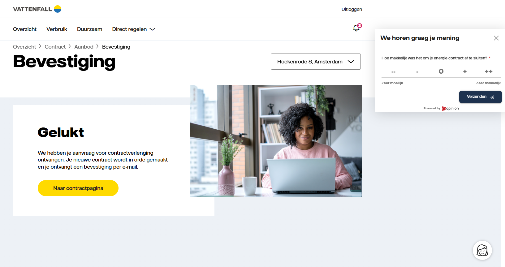 CES form from Vattenfall
