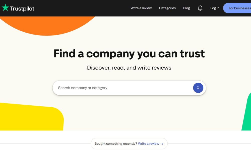 Trustpilot example