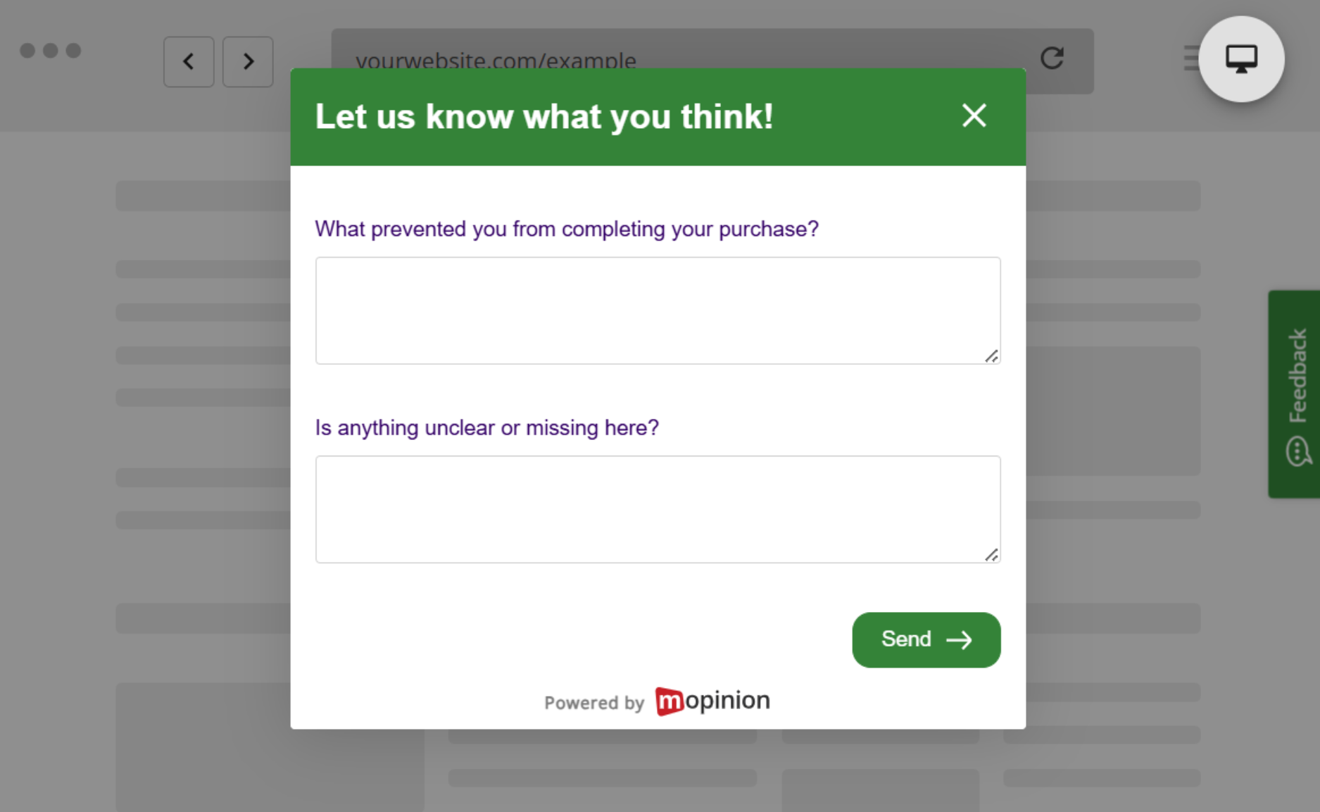 conversion focused feedback 