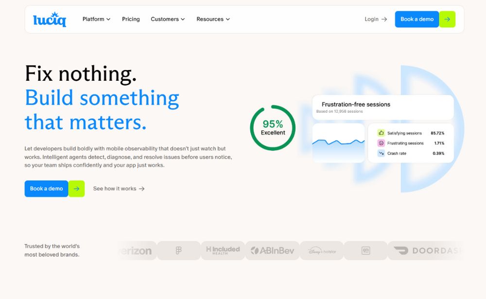 Luciq - mobile app example new
