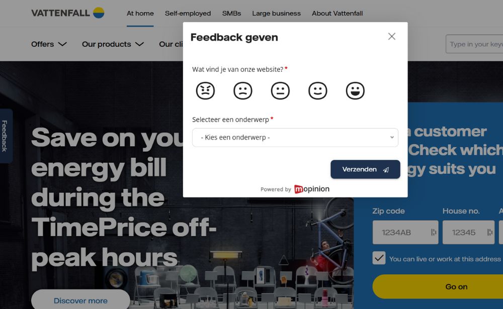 CES - Vattenfall website