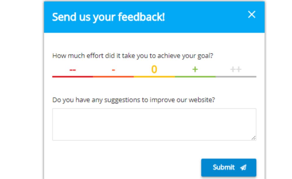 CES - example Mopinion