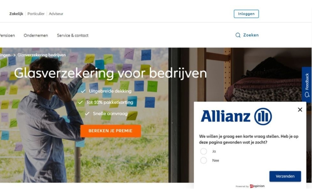 Allianz feedback example