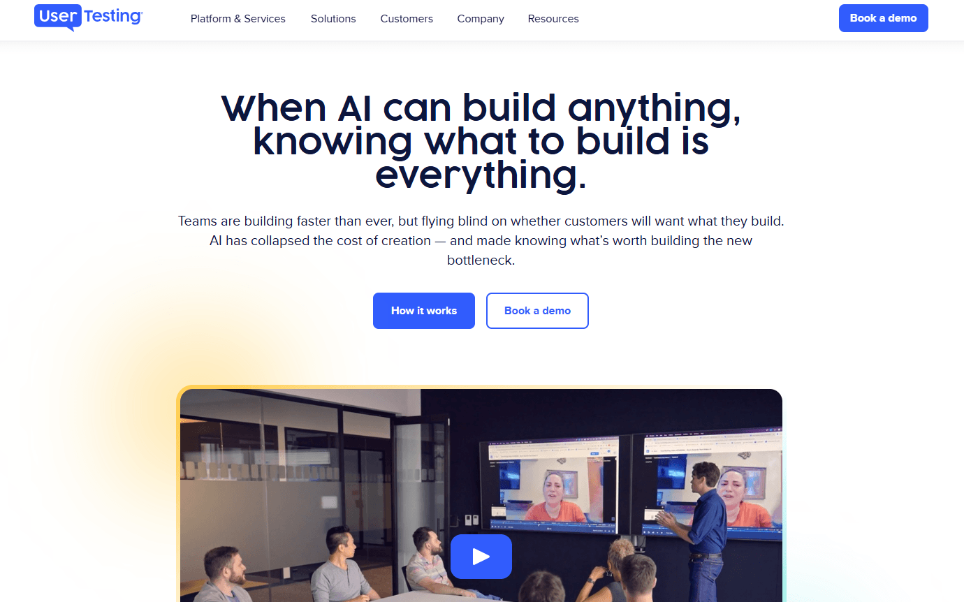 Usertesting Human Insights Platform