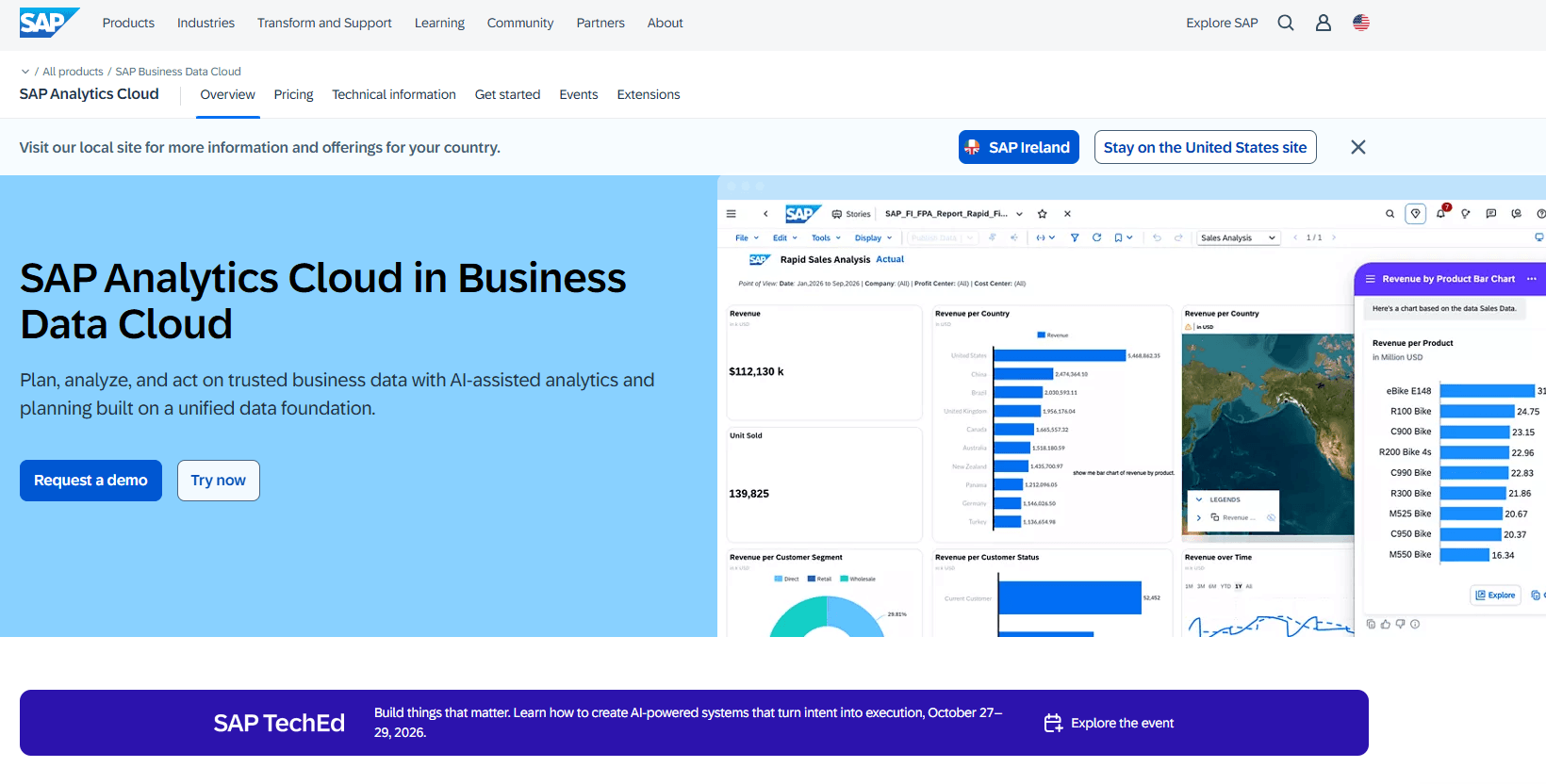SAP Analytics Cloud in Business Data Cloud