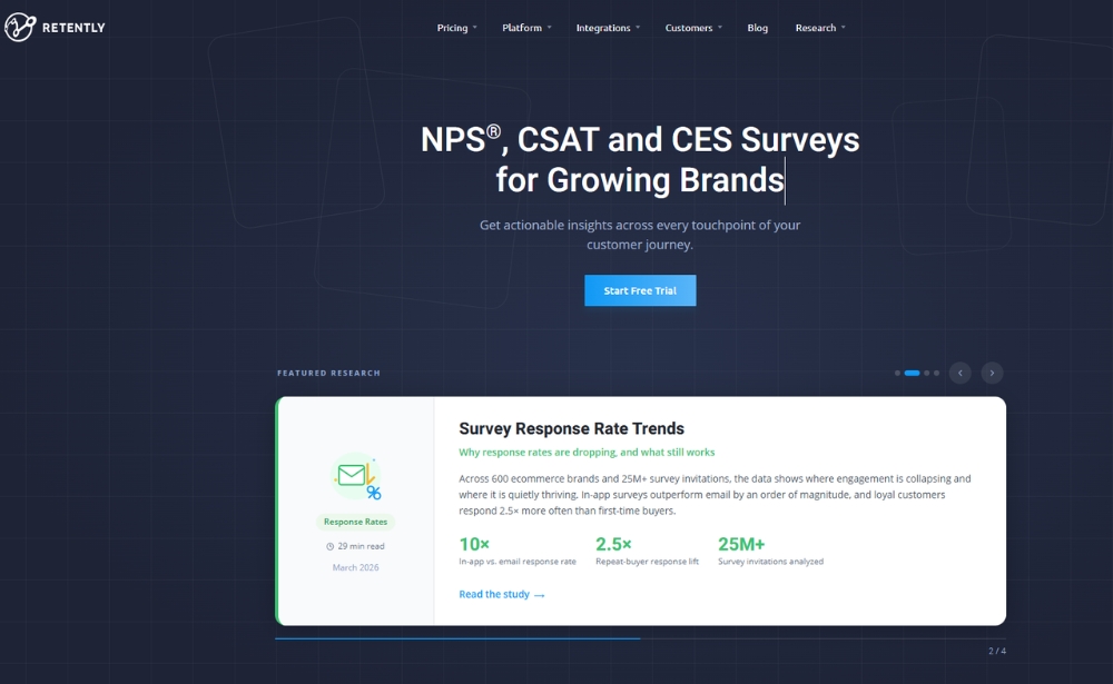 Retently - feedback 2026