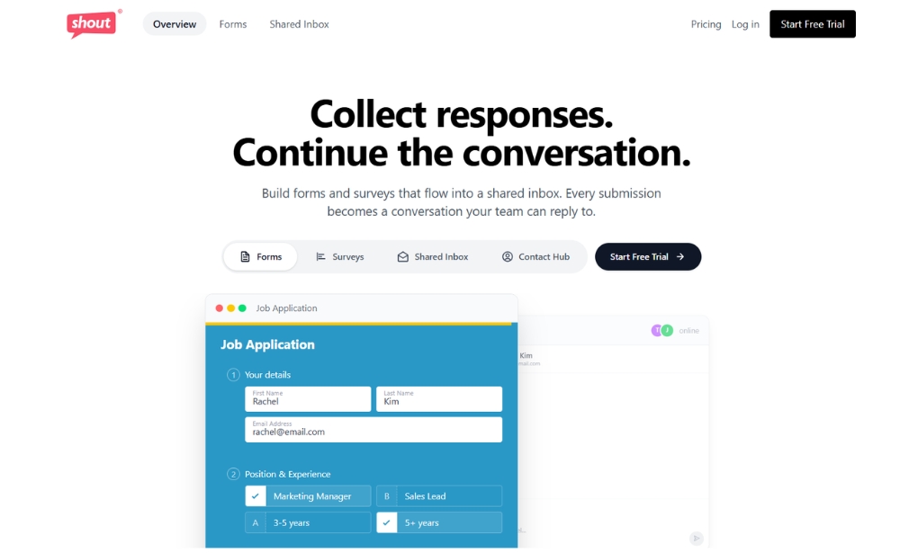 Shout - feedback 2026