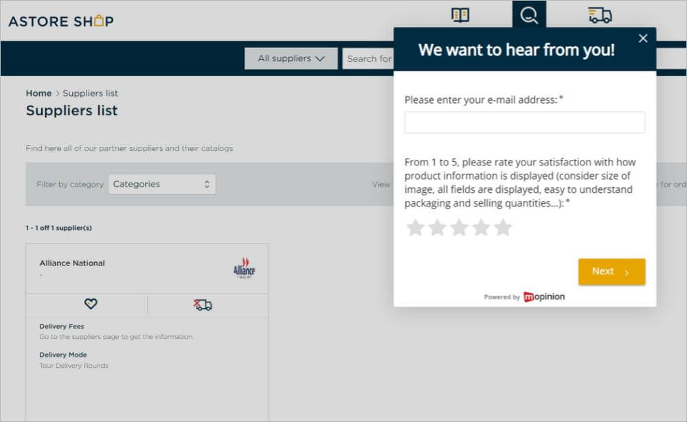 Collecting email address as part of feedback - data handling consideration