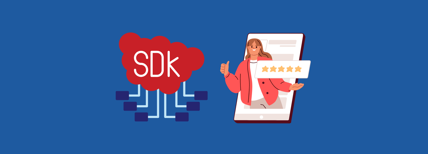 Which user feedback tools have an in-app mobile SDK?