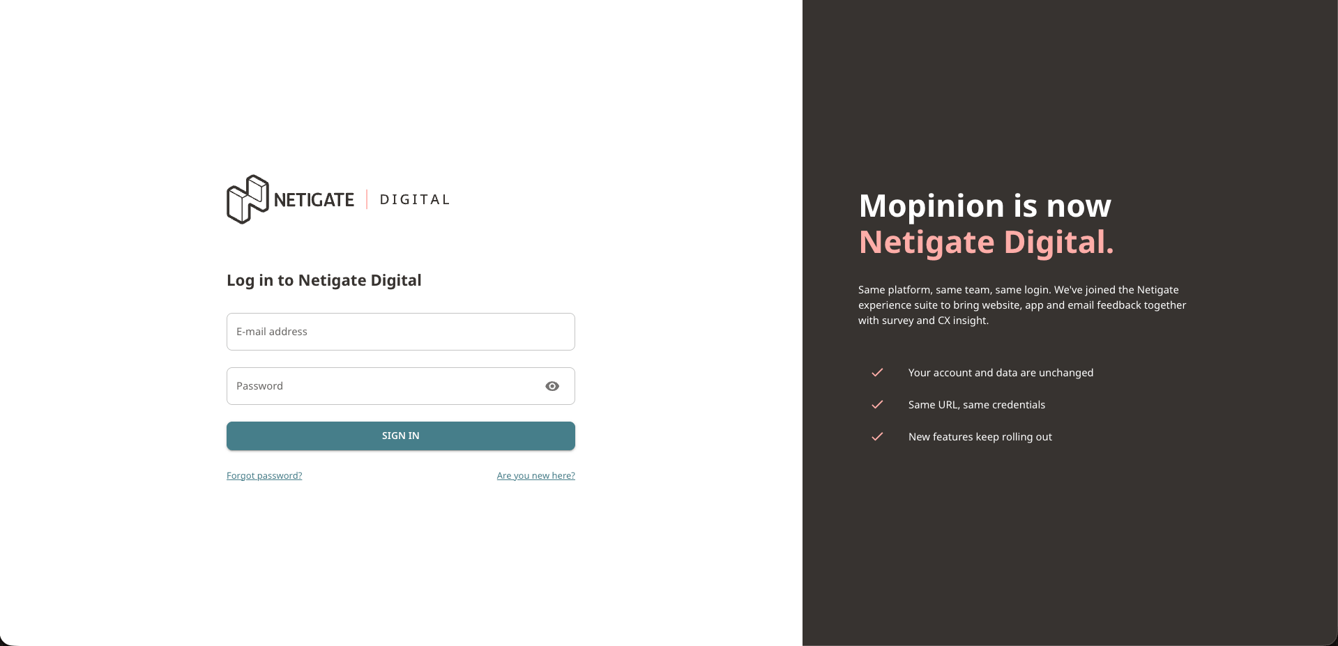 Mopinion's product gained a new visual identity