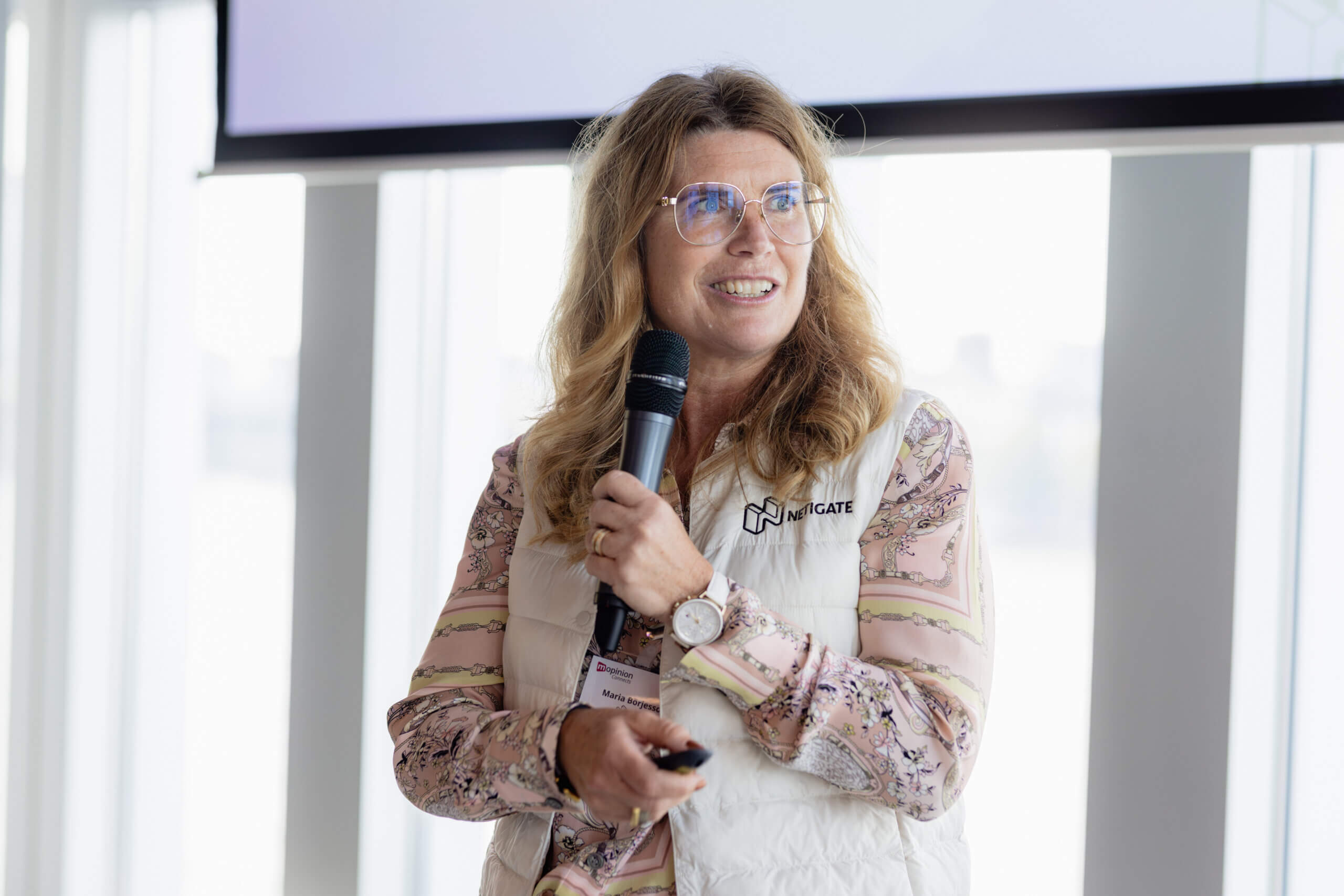 Maria Borjesson at Mopinion Connects