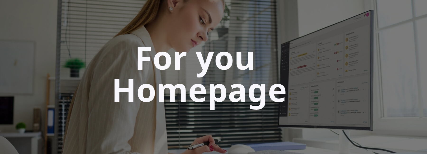 Meet the For You page: A smarter way to start in Netigate Digital